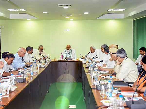 PM Narendra Modi meets top bureaucrats of key ministries PM Narendra Modi meets top bureaucrats of key ministries