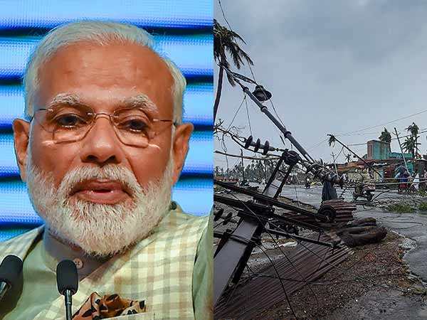 PM Narendra Modi discussed the situation prevailing due to Cyclone Fani PM Narendra Modi discussed the situation prevailing due to Cyclone Fani