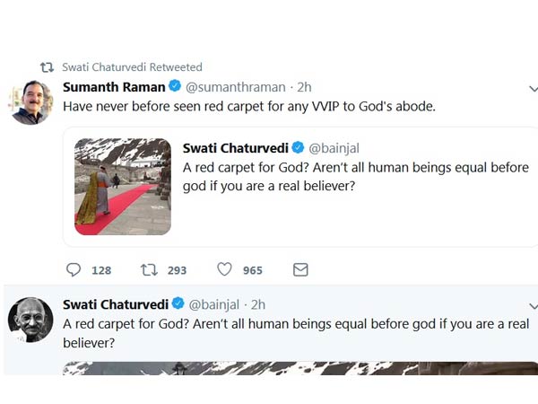 Controversy erupts over red carpet welcome of PM Modi at Kedarnath Controversy erupts over red carpet welcome of PM Modi at Kedarnath