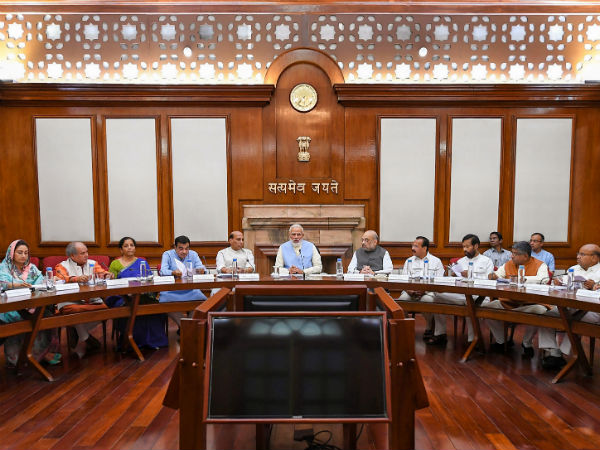 Prime Minister Modi chairs the first UnionCabinet meeting of his second term on his office Prime Minister Modi chairs the first UnionCabinet meeting of his second term on his office