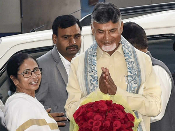 மமதாவுடன் நாயுடு சந்திப்பு