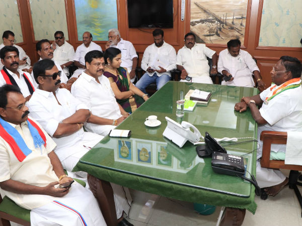 DMKs strength in the Puducherry constituency is the third highest rise by Venkatesan sworn as a MLA DMKs strength in the Puducherry constituency is the third highest rise by Venkatesan sworn as a MLA