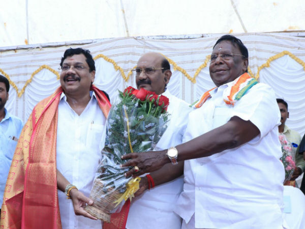 DMKs strength in the Puducherry constituency is the third highest rise by Venkatesan sworn as a MLA DMKs strength in the Puducherry constituency is the third highest rise by Venkatesan sworn as a MLA