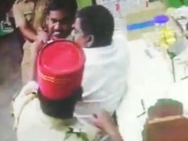 Rowdies attack police men in Puducherry Rowdies attack police men in Puducherry