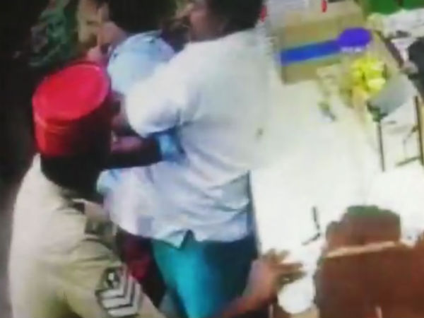 Rowdies attack police men in Puducherry Rowdies attack police men in Puducherry