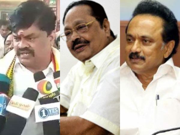 Minister Rajendra Balaji says MK Stalin Joins in Congress Minister Rajendra Balaji says MK Stalin Joins in Congress