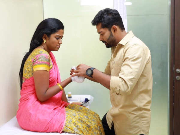 soundarya sees barathi and kannamma jointly soundarya sees barathi and kannamma jointly