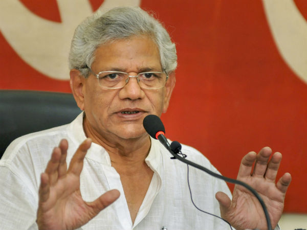 Trinamool congress workers involving violence and rigging in Kolkatta: Yechury Trinamool congress workers involving violence and rigging in Kolkatta: Yechury