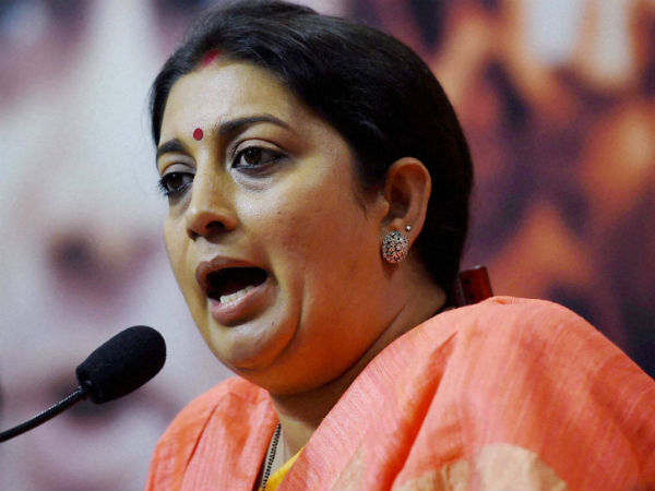 Rahul Sent a Man to Deathbed for Votes, Smriti Irani attacks congress chief Rahul Sent a Man to Deathbed for Votes, Smriti Irani attacks congress chief