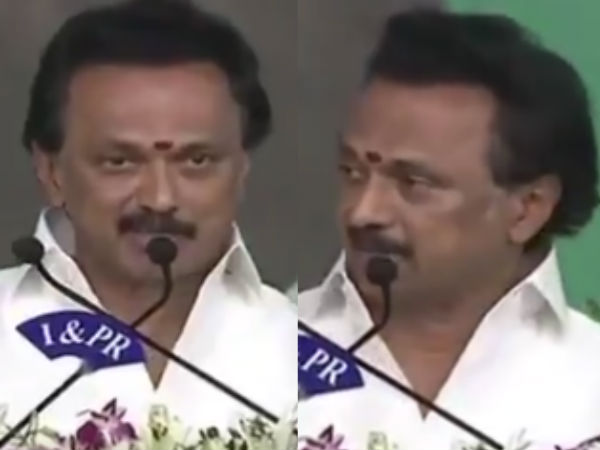 MK Stalin video goes on viral in Social Media MK Stalin video goes on viral in Social Media