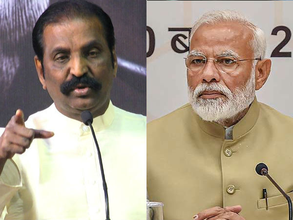 Tamil Nadu is Not in trouble Of Modis wave Says poet Vairamuthu Tamil Nadu is Not in trouble Of Modis wave Says poet Vairamuthu