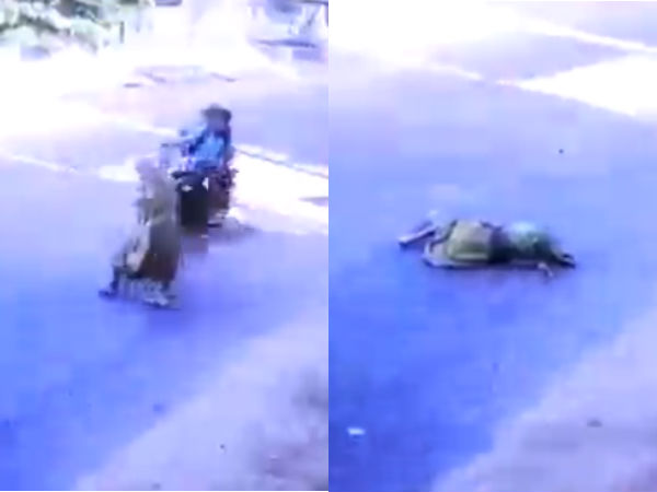 elder woman knocked down by speeding bike elder woman knocked down by speeding bike