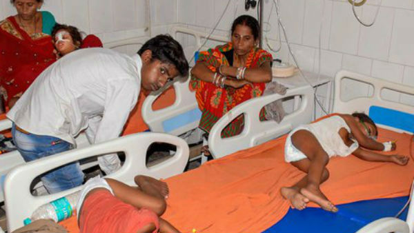 The death toll due to Acute Encephalitis Syndrome (AES) rises to 132 in Muzaffarpur The death toll due to Acute Encephalitis Syndrome (AES) rises to 132 in Muzaffarpur