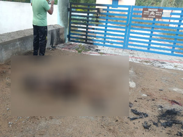 Burned body of youth found near Theni Burned body of youth found near Theni