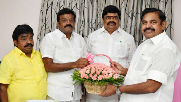 Inbathamizhan jumps from AMMK to AIADMK Inbathamizhan jumps from AMMK to AIADMK