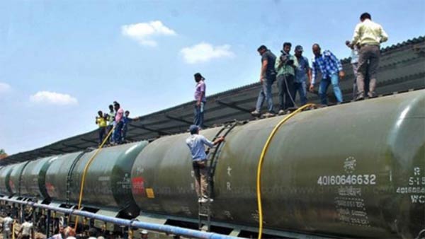 Jolarpettai to Chennai water service started Jolarpettai to Chennai water service started