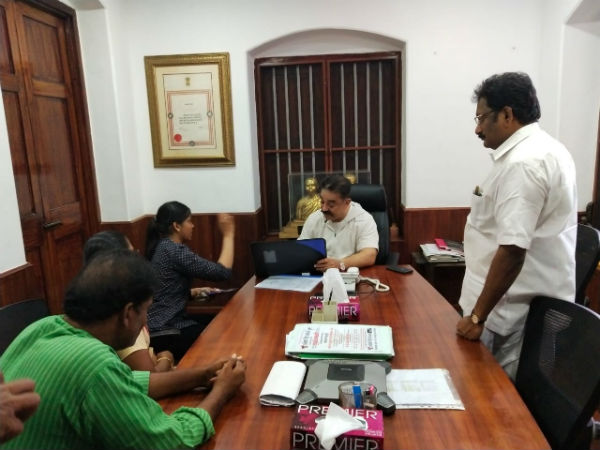 Kamal and others extend their help to Theni Udayakeerthika Kamal and others extend their help to Theni Udayakeerthika