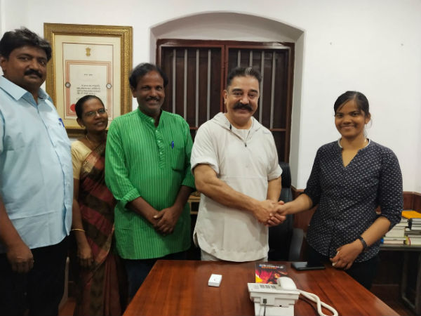 Kamal and others extend their help to Theni Udayakeerthika Kamal and others extend their help to Theni Udayakeerthika