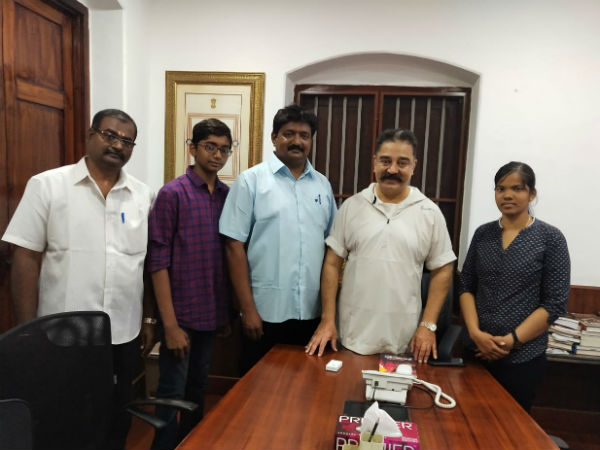 Kamal and others extend their help to Theni Udayakeerthika Kamal and others extend their help to Theni Udayakeerthika