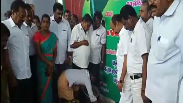 Rs.50 Lakhs to Construction of National Flag Pole ..MP Vijayakumar laid the foundation stone Rs.50 Lakhs to Construction of National Flag Pole ..MP Vijayakumar laid the foundation stone