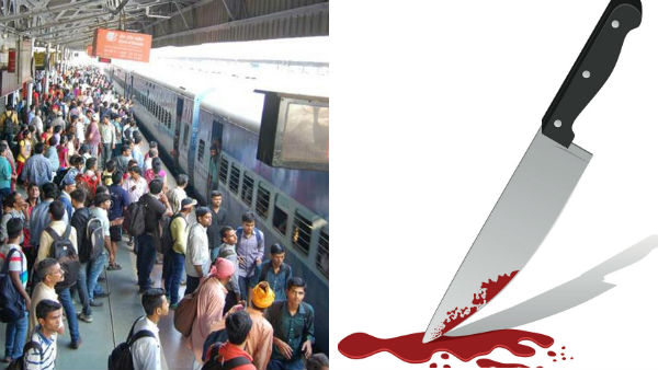 Man stabs woman in Chennai - he jumps in front of moving train Man stabs woman in Chennai - he jumps in front of moving train