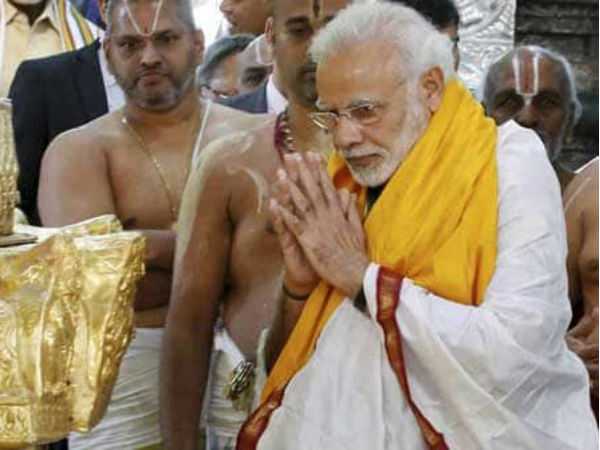 PM Modi to visit Tirupati temple on June 9 PM Modi to visit Tirupati temple on June 9