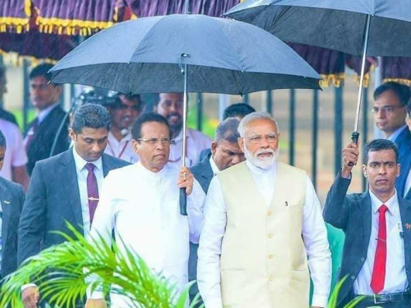 Modi meets Maithripala Sirisena Modi meets Maithripala Sirisena