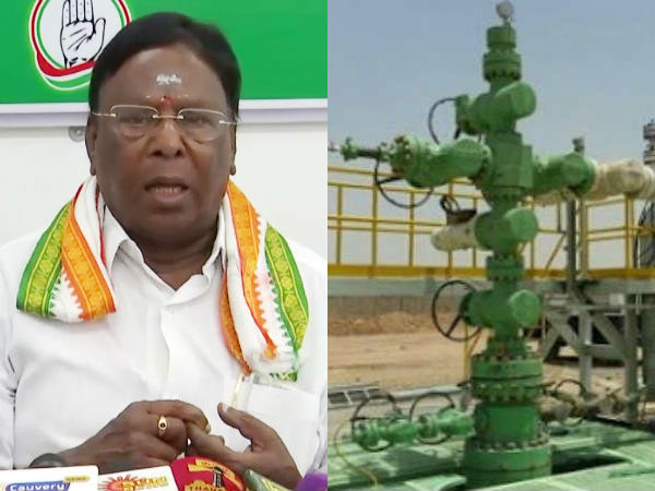 Not allowed For Hydro carbon project Even Come with army Says CM Narayanasamy Not allowed For Hydro carbon project Even Come with army Says CM Narayanasamy