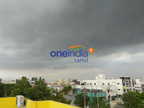 சென்னையில் மேகமூட்டம்