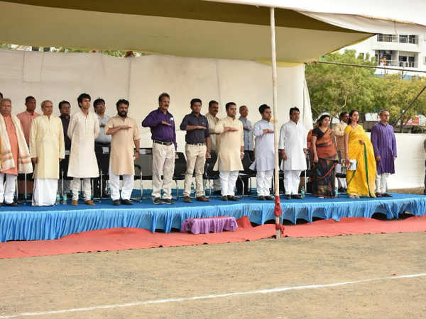 Dr Krishnasamy attends RSS shakha in Nagpur Dr Krishnasamy attends RSS shakha in Nagpur