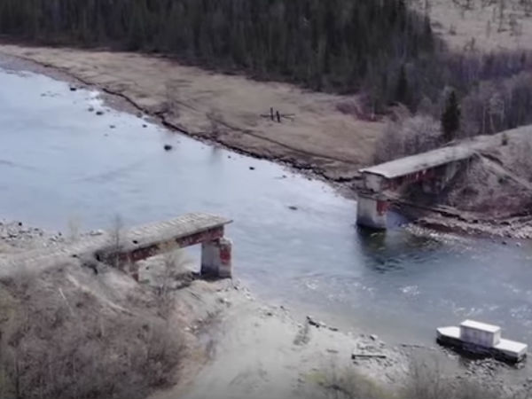 russian railway bridge stolen russian railway bridge stolen