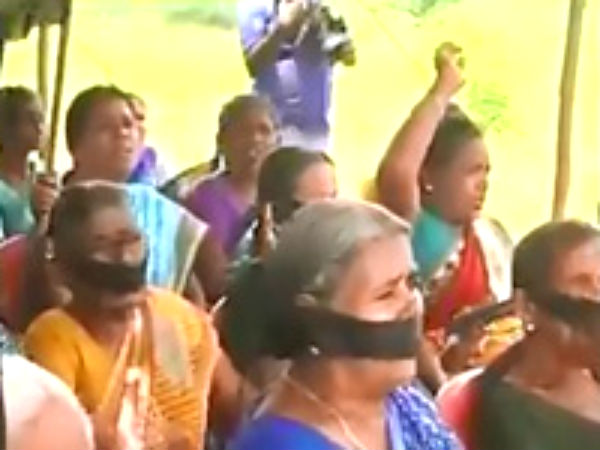 23 Villages of Salem indulge in protest against 8 way lane project 23 Villages of Salem indulge in protest against 8 way lane project