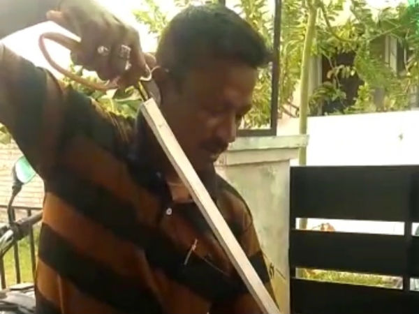 The 5 feet long snake that took refuge in the washing machine near Puducherry The 5 feet long snake that took refuge in the washing machine near Puducherry