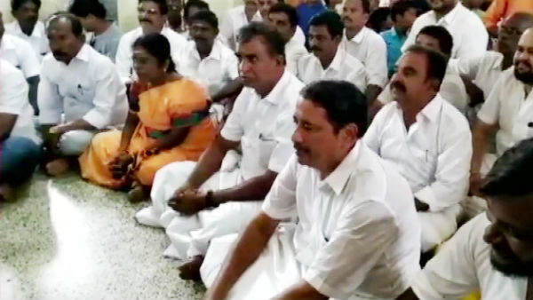 Minister SP Velumani offered prayers for rains, at a Dargah and a Church in the city Minister SP Velumani offered prayers for rains, at a Dargah and a Church in the city