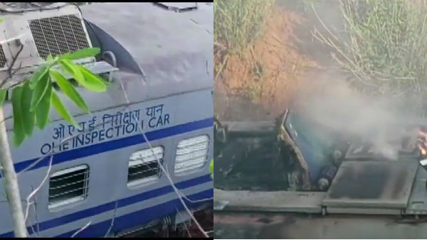 Howrah-Jagdalpur Samaleshwari Express derailed between Singapur Road and Keutguda Howrah-Jagdalpur Samaleshwari Express derailed between Singapur Road and Keutguda
