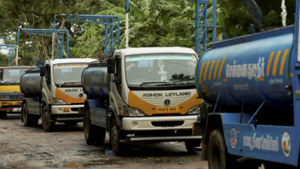 20,000 water trucks will not run unless proper permit and protection is issued.. Warn to Government of Tamilnadu 20,000 water trucks will not run unless proper permit and protection is issued.. Warn to Government of Tamilnadu