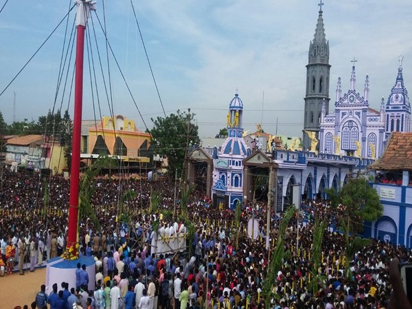 Panimaya matha church festival begins in Tuticorin Panimaya matha church festival begins in Tuticorin