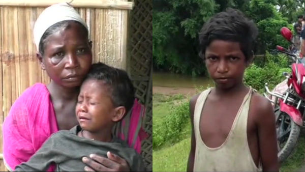 Uttam Tati from Missamari saved a woman and her child from drowning in the river Uttam Tati from Missamari saved a woman and her child from drowning in the river