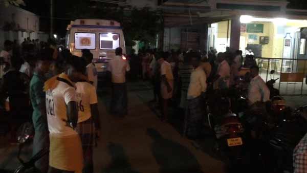 Lorry accident with bike and 2 died near Trichy Lorry accident with bike and 2 died near Trichy