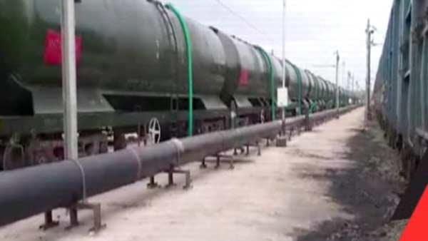 Drinking water coming to Chennai by trains from jolarpettai Drinking water coming to Chennai by trains from jolarpettai