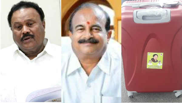 Ministers give Suitcase for all MLAs in TN Assembly Ministers give Suitcase for all MLAs in TN Assembly
