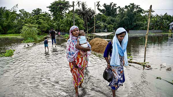 After heavy rainfall Prayagraj faces flood-like situation After heavy rainfall Prayagraj faces flood-like situation