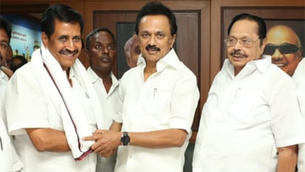 Vellore Ex MLA Gnanasekaran joins in DMK Vellore Ex MLA Gnanasekaran joins in DMK