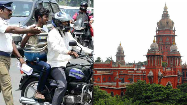 Action against officers who do not enforce the mandatory helmet rule.. High court ordered Action against officers who do not enforce the mandatory helmet rule.. High court ordered