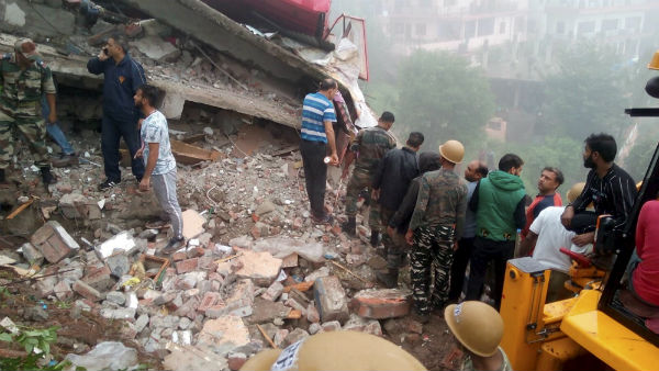 Building collapse in Himachal Pradesh, 7 dead including 6 soldiers Building collapse in Himachal Pradesh, 7 dead including 6 soldiers