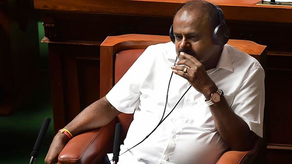கவிழ்ந்தது குமாரசாமி அரசு