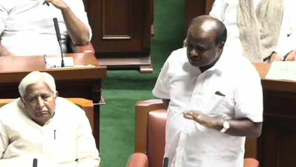 BS Yeddyurappas trust vote is illegal: HD Kumaraswamy BS Yeddyurappas trust vote is illegal: HD Kumaraswamy