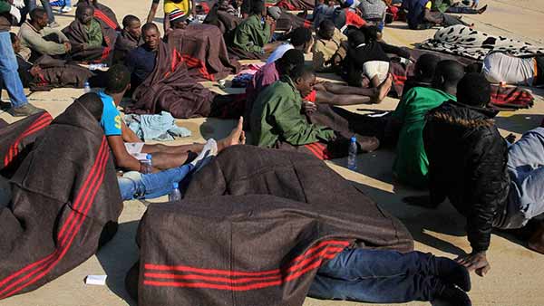 Aerial assault on refugee camp in Libya .. UN calls for a fair trial Aerial assault on refugee camp in Libya .. UN calls for a fair trial