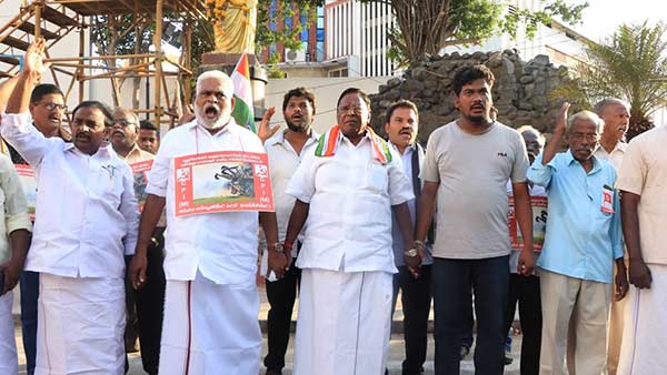Ready go to protest any border to stop the hydrocarbon project .. Narayanaswamy Ready go to protest any border to stop the hydrocarbon project .. Narayanaswamy