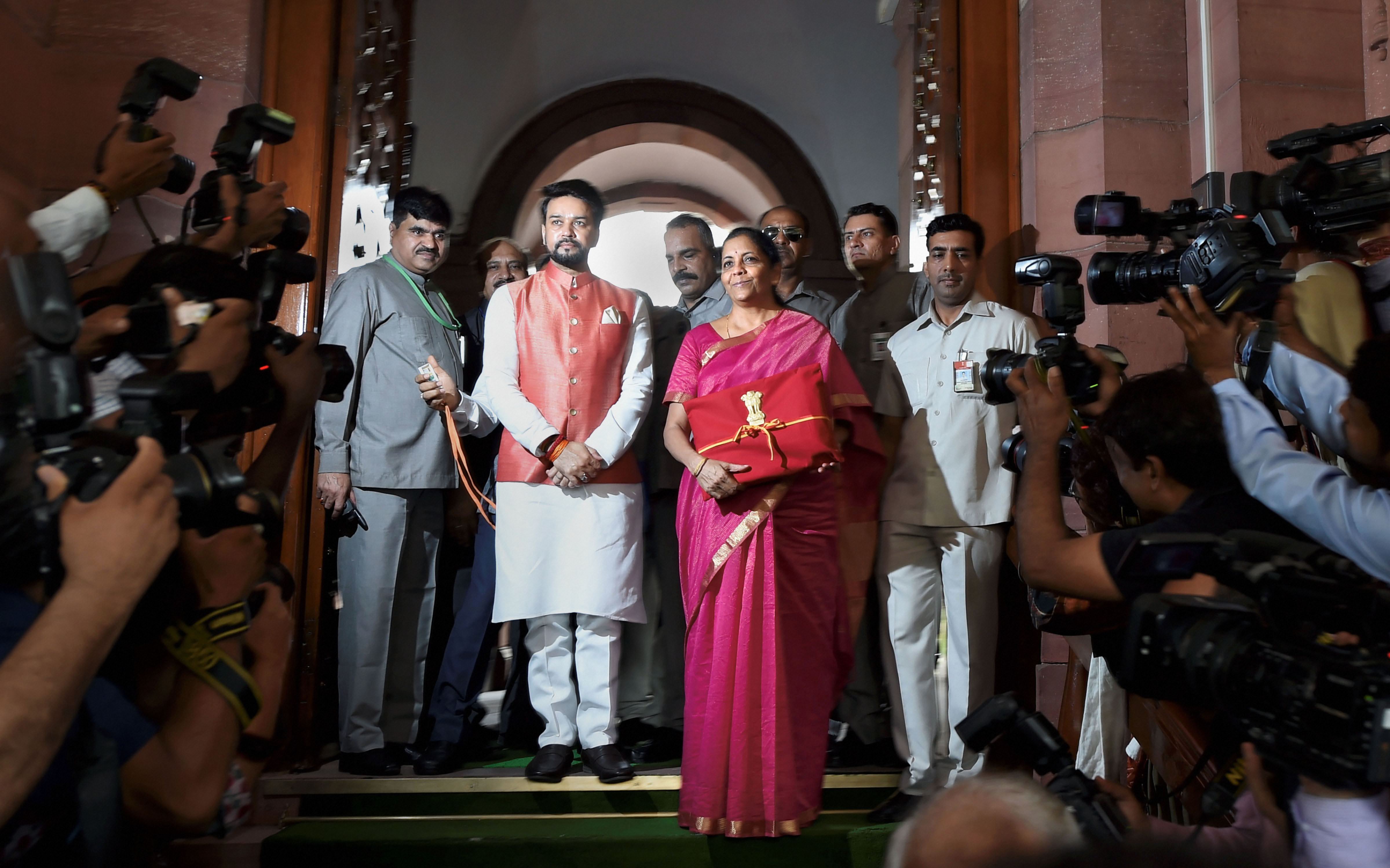 1.05 lakh crore is disinvestment target, says Nirmala Sitharaman 1.05 lakh crore is disinvestment target, says Nirmala Sitharaman